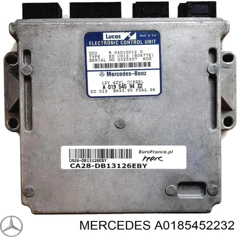  Mercedes A0185452232 preço, a partir de 107,45 USD