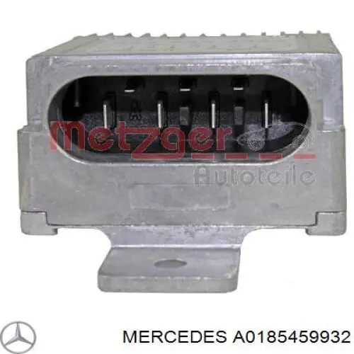 A0185459932 Mercedes Regulador de revoluções de ventilador de esfriamento (unidade de controlo)
