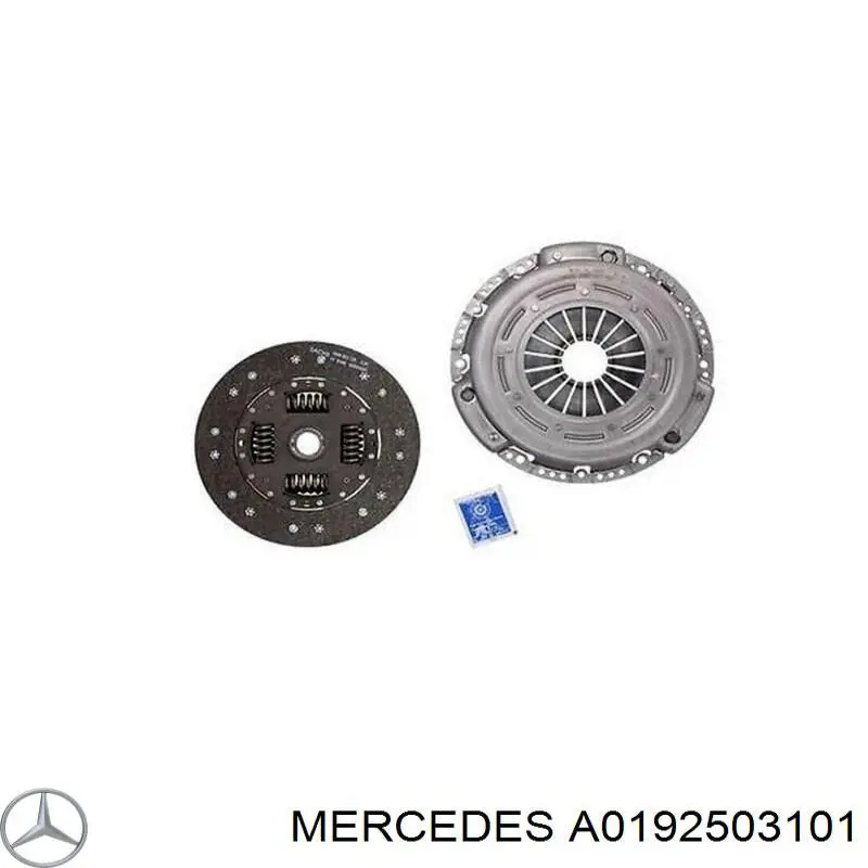 Compre A0192503101 Mercedes Kit de embraiagem (3 peças)