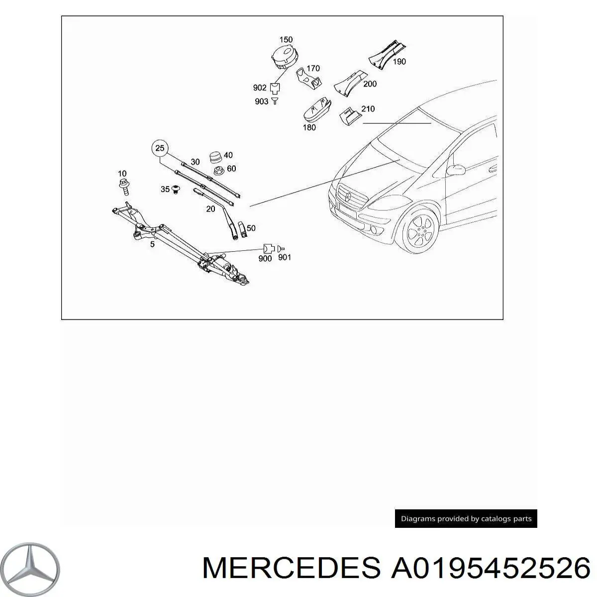 A0195452526 Mercedes 