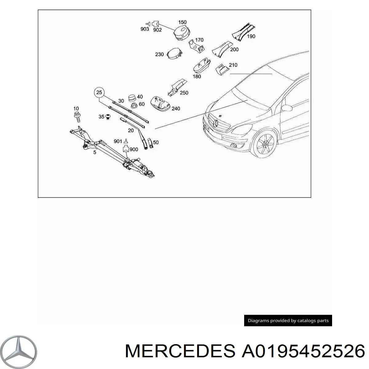  Mercedes A0195452526 preço, a partir de 7,77 USD