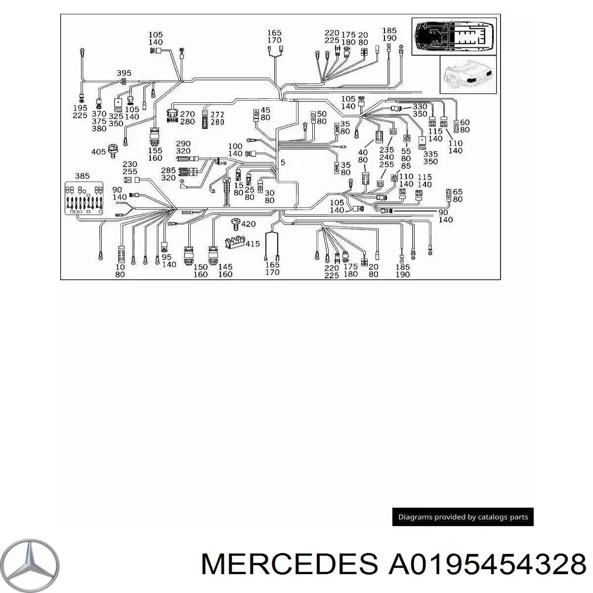 A0195454328 Mercedes 