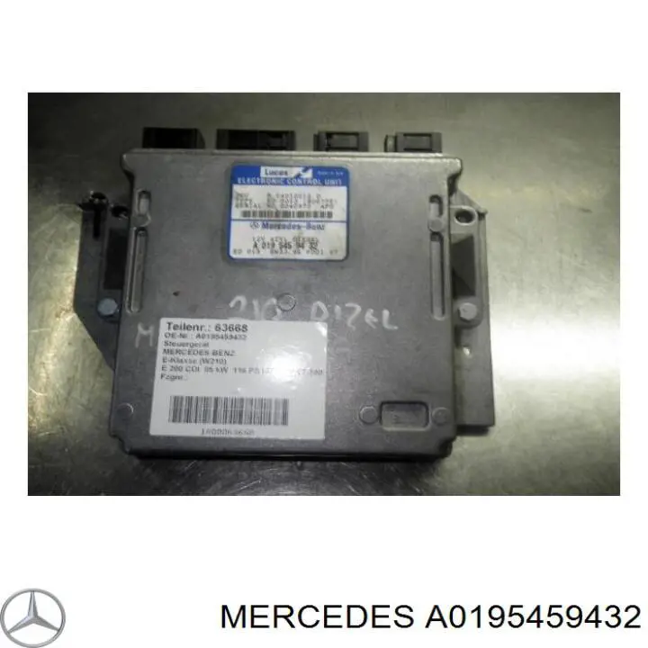 A0195459432 Mercedes Módulo de direção (Centralina eletrônica) de motor