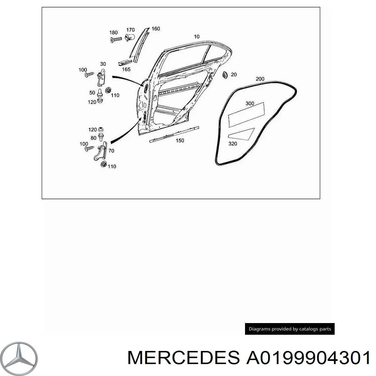 A0199904301 Mercedes 