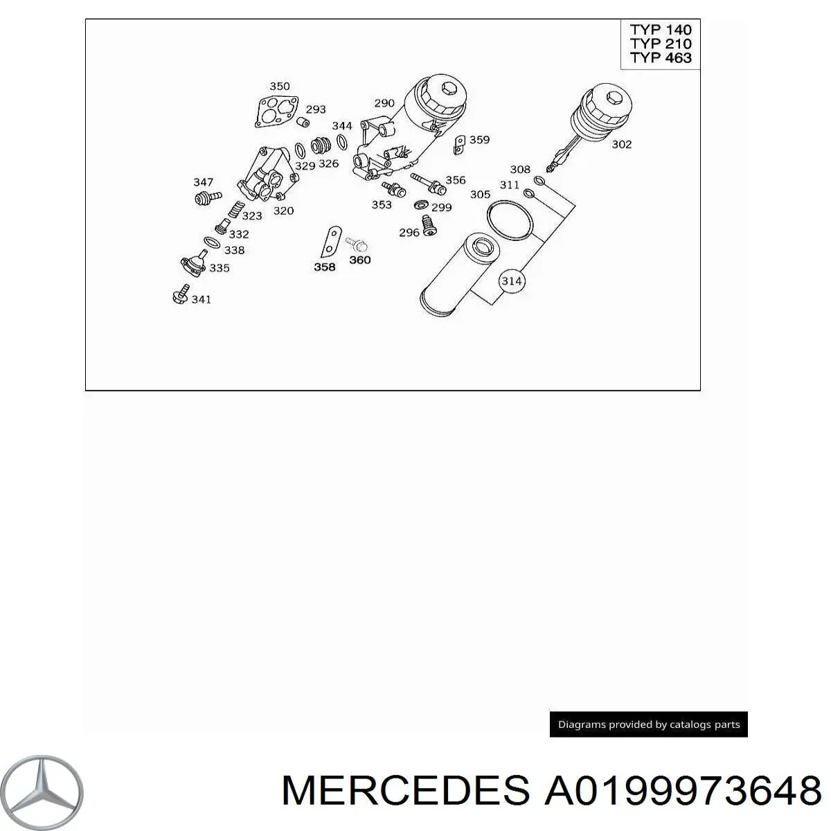 Compre A6069970745 Mercedes Vedante de adaptador do filtro de óleo