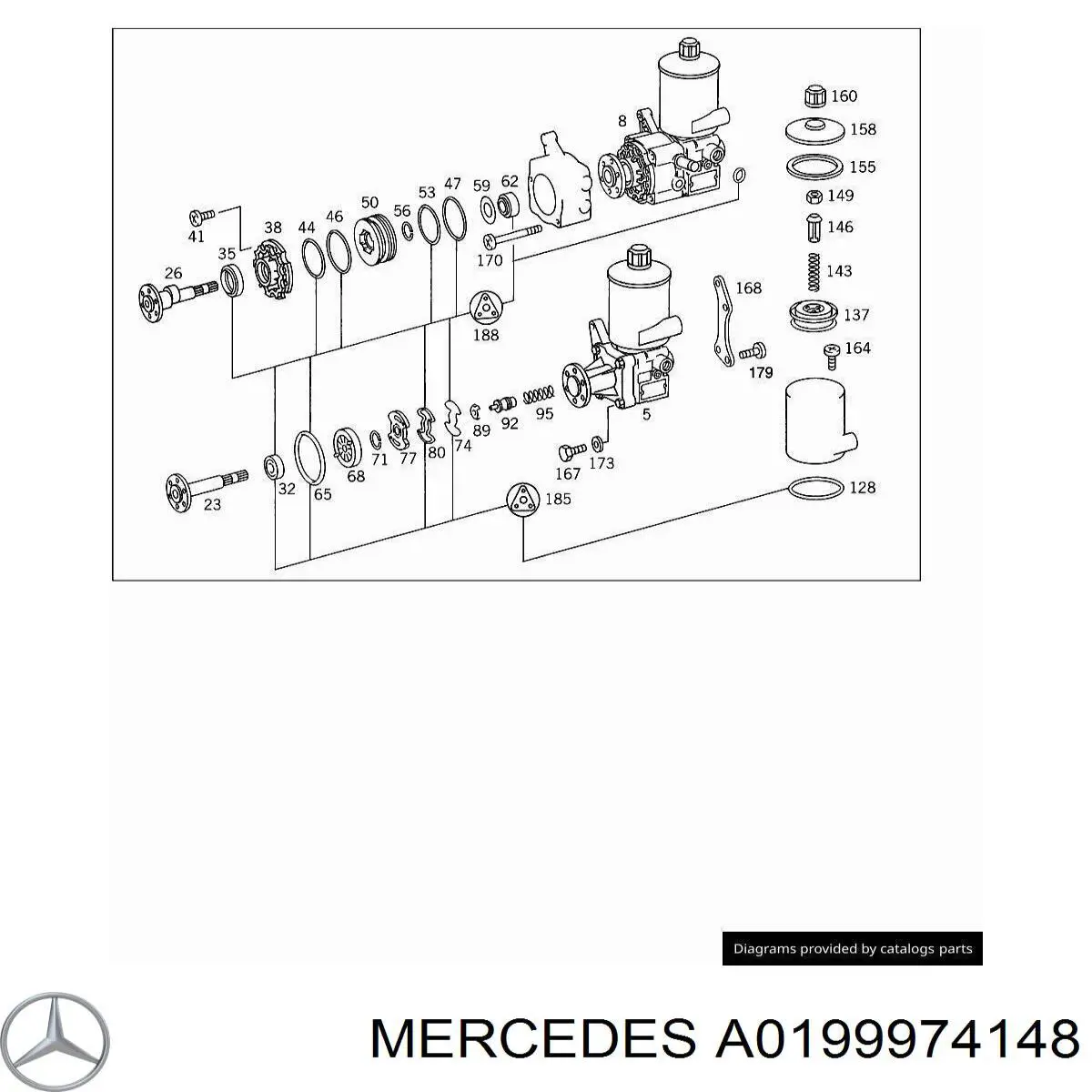 A0199974148 Mercedes 