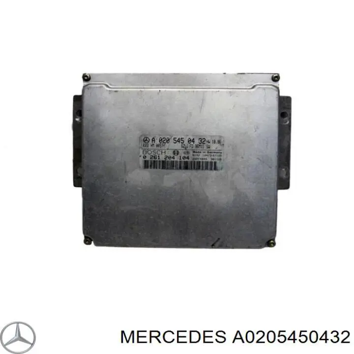 A0205450432 Mercedes Módulo de direção (Centralina eletrônica) de motor