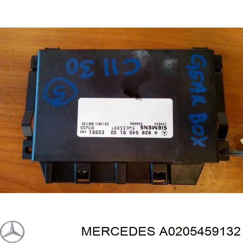 A0205459132 Mercedes Módulo de direção (Centralina eletrônica) da Caixa Automática de Mudança eletrônica