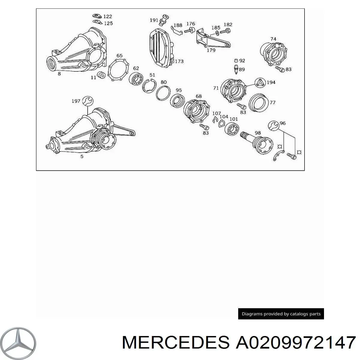 Compre 12015258 Corteco Bucim da haste de redutor do eixo traseiro