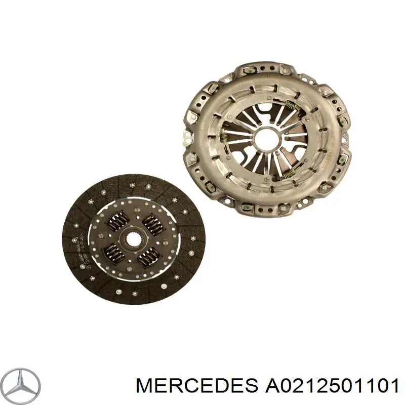 Compre A0212501101 Mercedes Kit de embraiagem (3 peças)