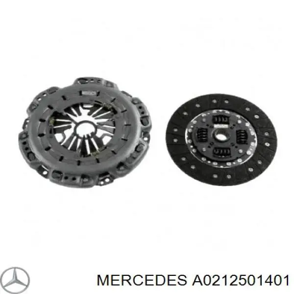 Compre A021250140180 Mercedes Kit de embraiagem (3 peças)