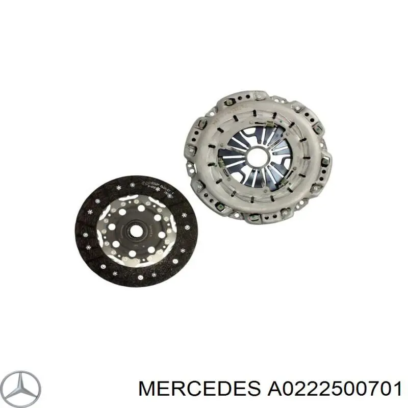 Compre A0212502901 Mercedes Kit de embraiagem (3 peças)
