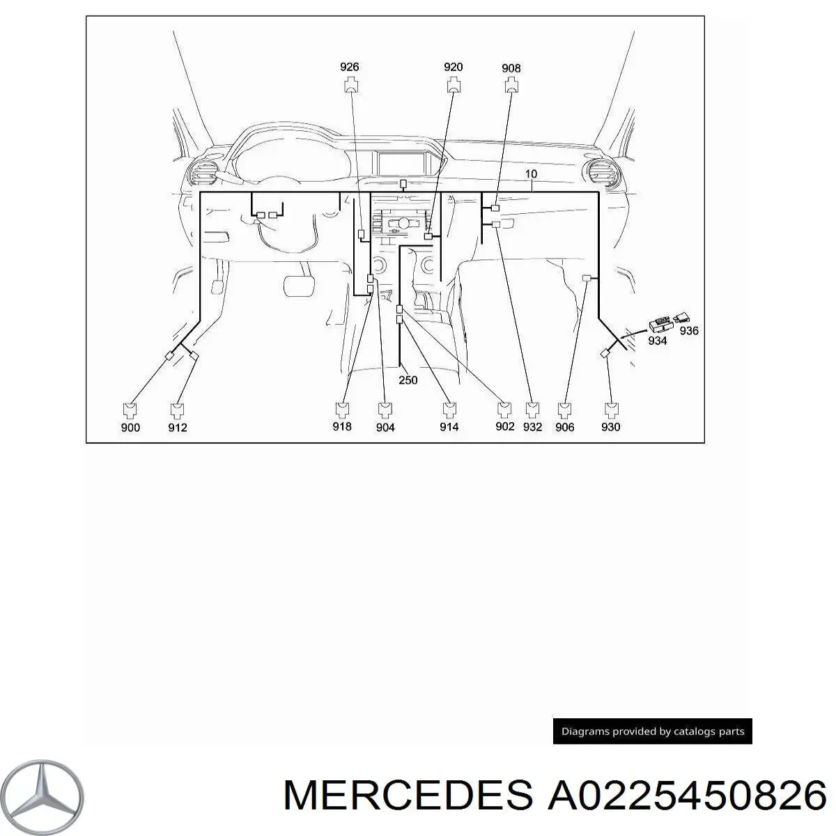  Mercedes A0225450826 preço, a partir de 6,88 USD