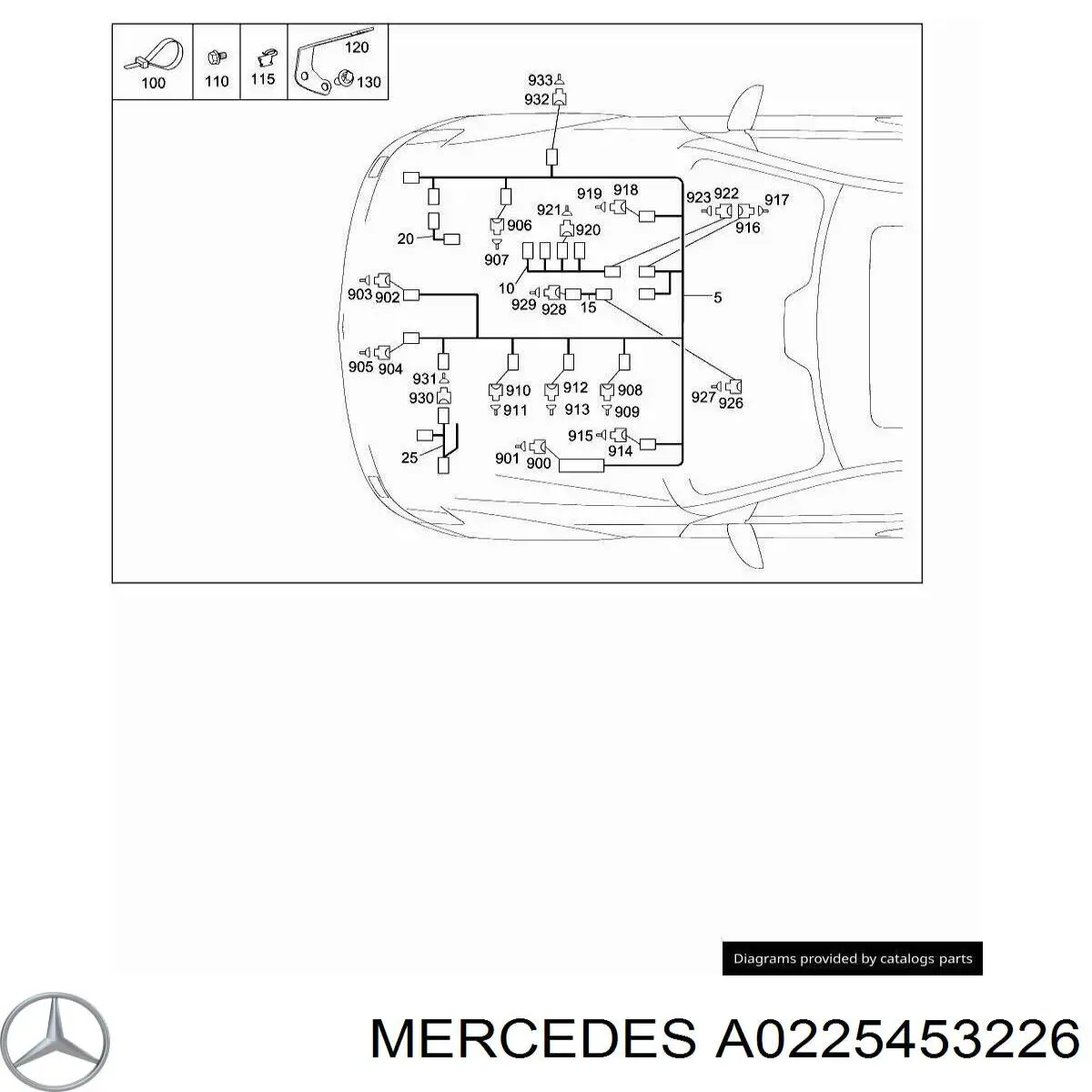  Mercedes A0225453226 preço, a partir de 19,38 USD