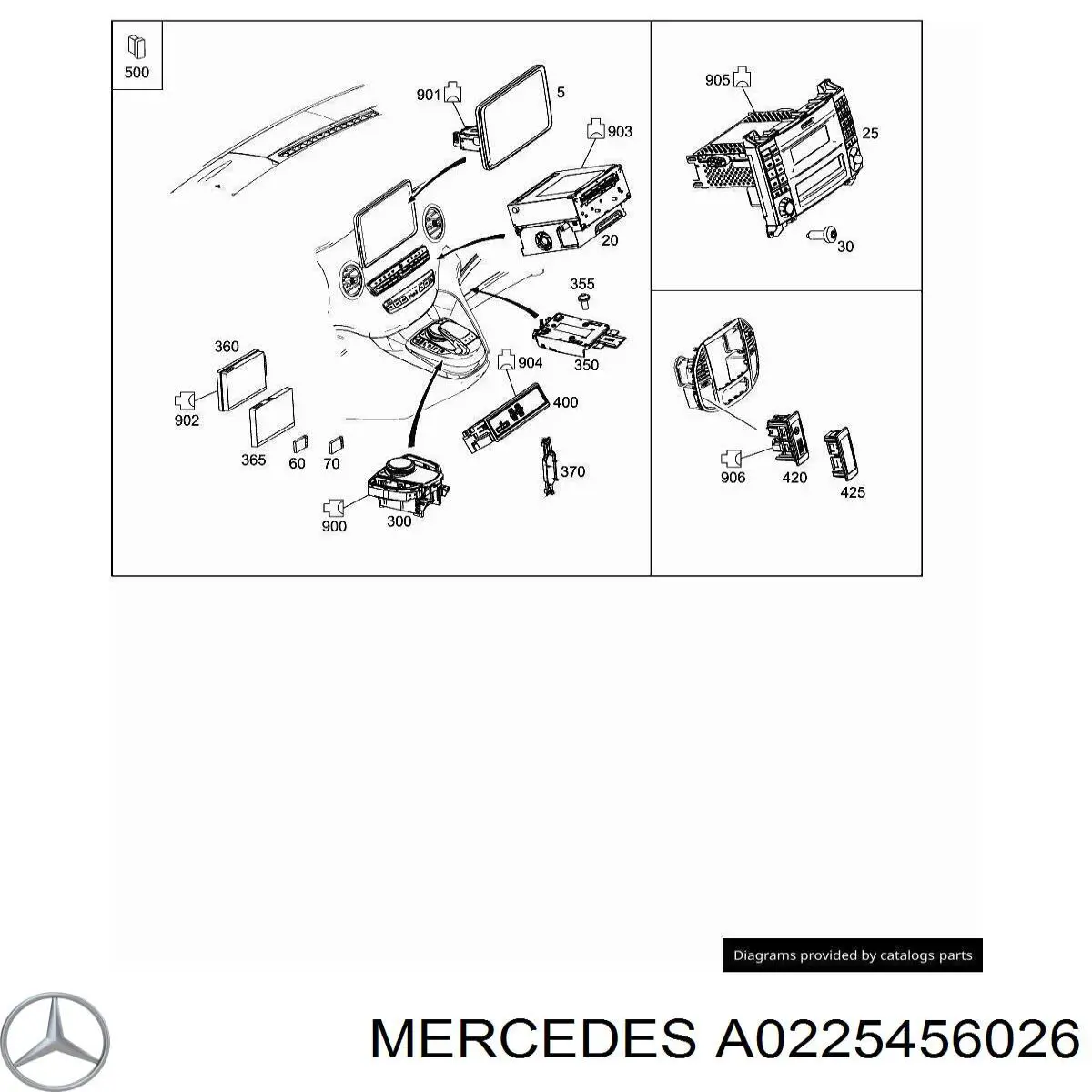  Mercedes A0225456026 preço, a partir de 16,88 USD