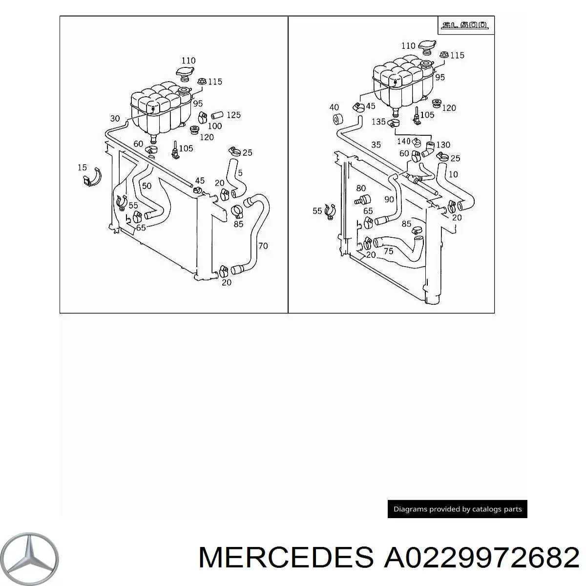 A0229972682 Mercedes 