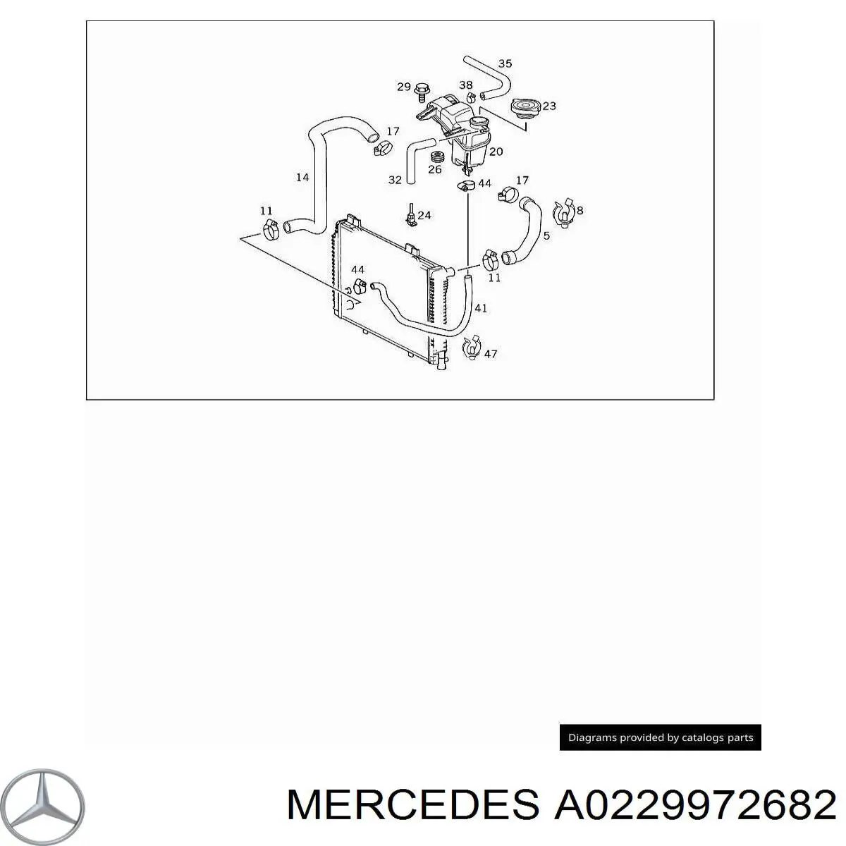 Mercedes A0229972682 preço, a partir de 82,41 USD