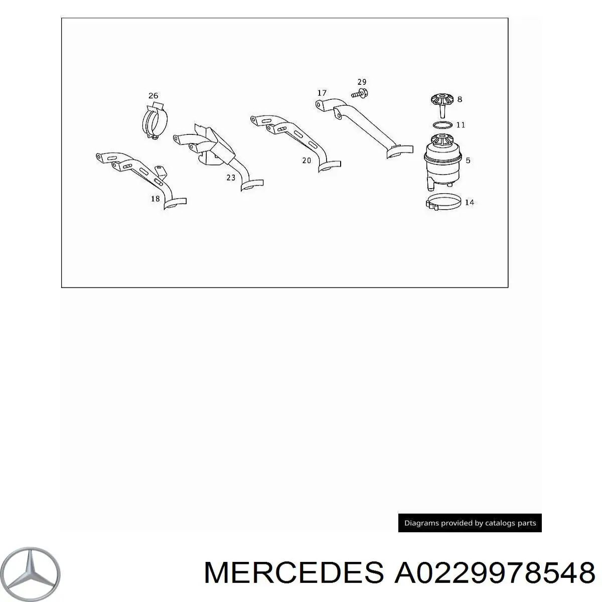 A0229978548 Mercedes 