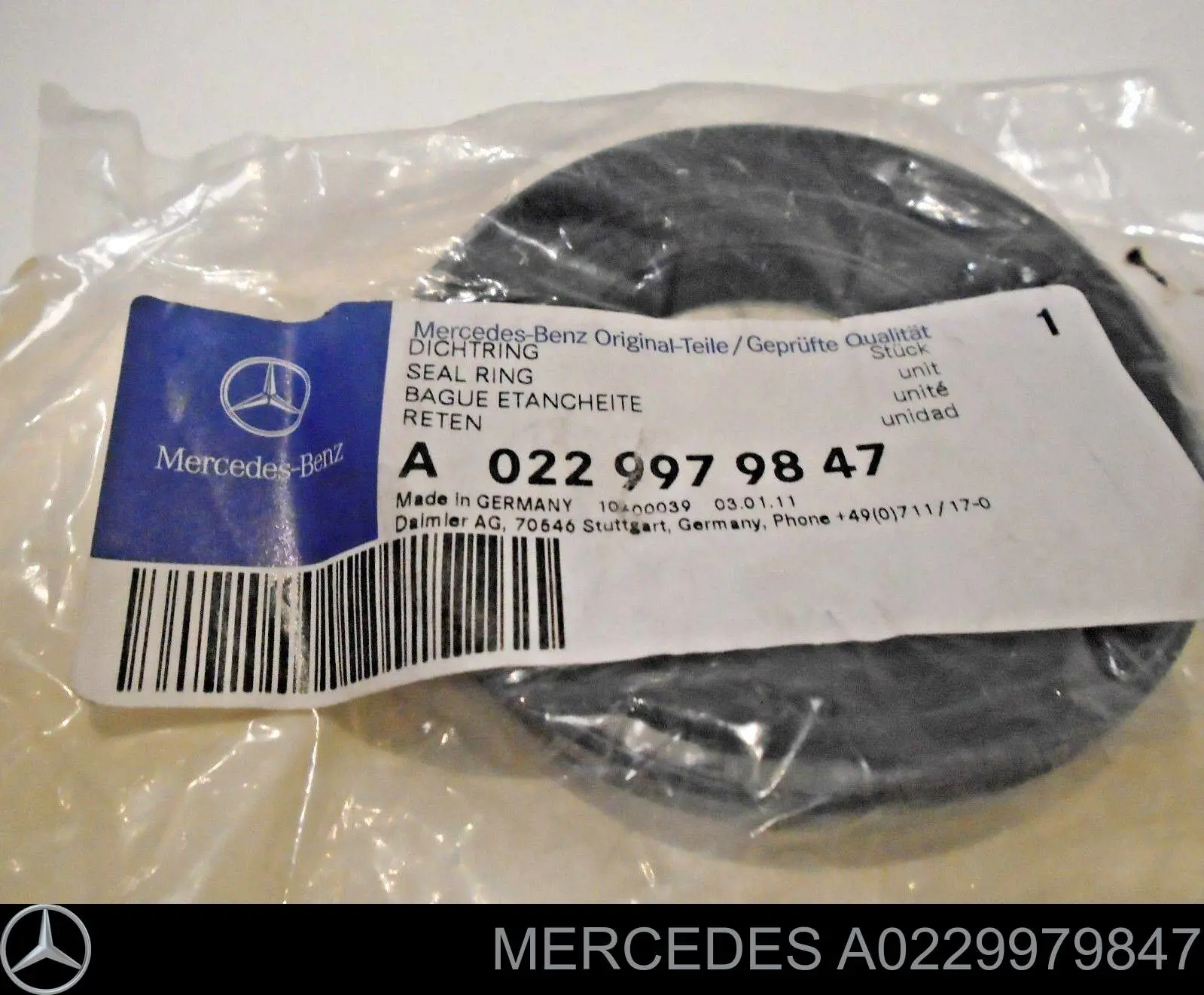 Vedação interna do semieixo do eixo traseiro Mercedes A0229979847 preço, a partir de 15,64 USD
