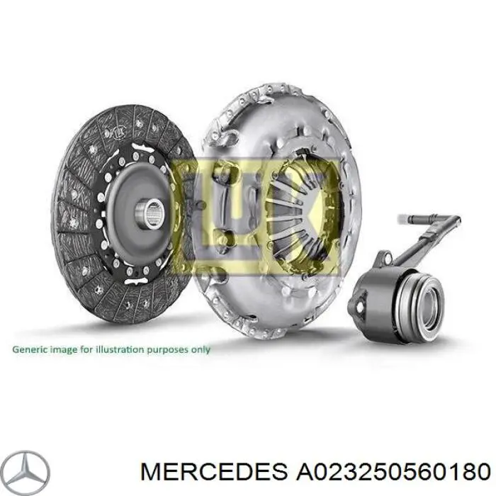 Kit de embraiagem (3 peças) Mercedes A0232505601 preço, a partir de 441,14 USD