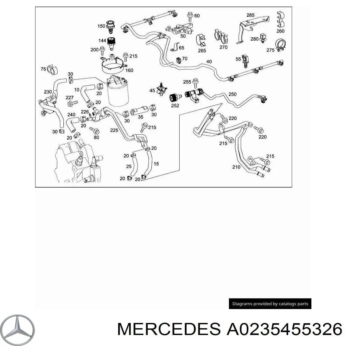  Mercedes A0235455326 preço, a partir de 14,33 USD
