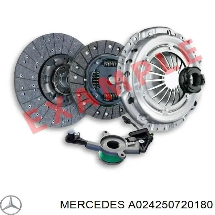 Kit de embraiagem (3 peças) Mercedes A024250720180 preço, a partir de 302,01 USD