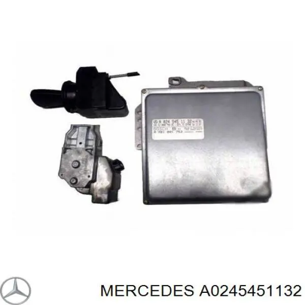 A0245451132 Mercedes Módulo de direção (Centralina eletrônica) de motor