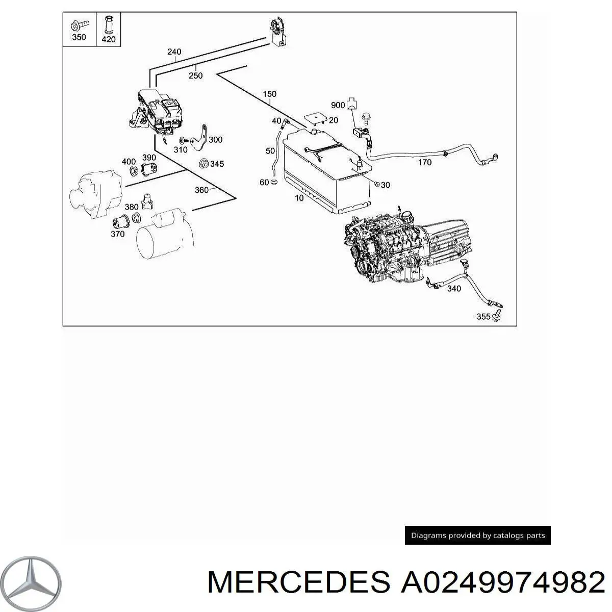 A0249974982 Mercedes 
