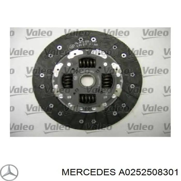A0252508301 Mercedes Kit de embraiagem (3 peças)