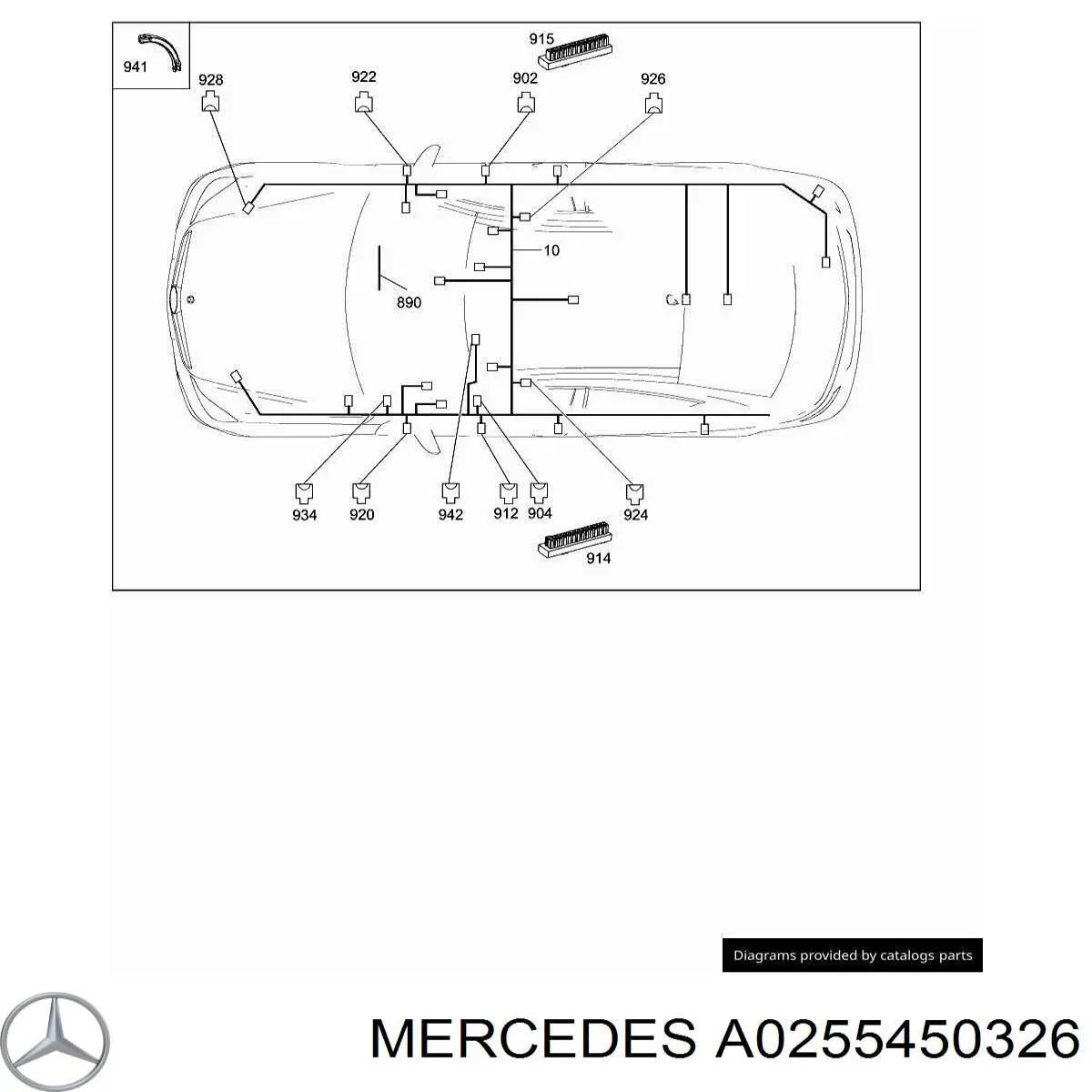  Mercedes A0255450326 preço, a partir de 5,75 USD