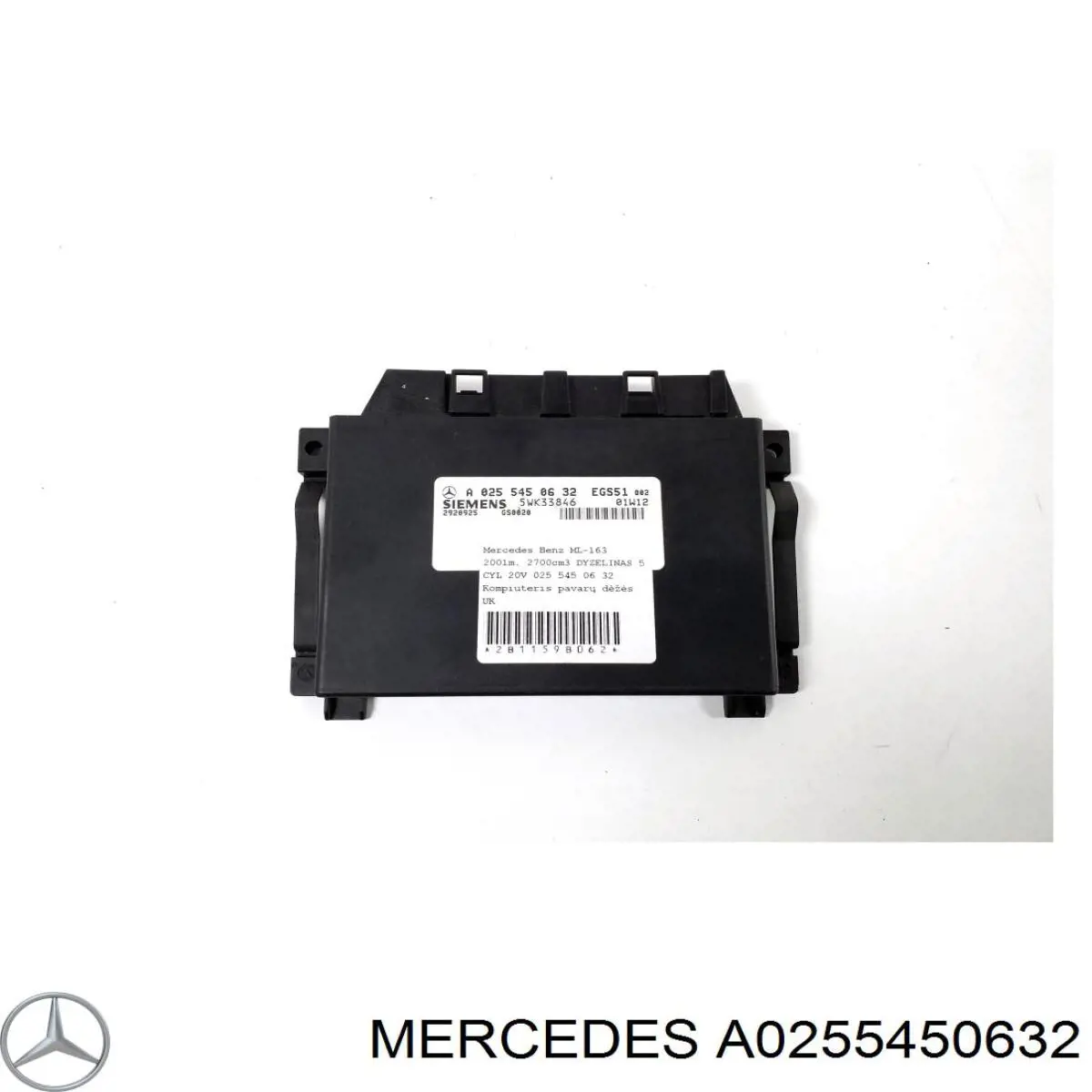 Módulo de direção (Centralina eletrônica) da Caixa Automática de Mudança eletrônica Mercedes 0255450632 preço, a partir de 80,02 USD