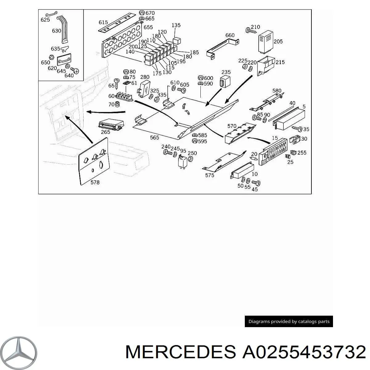 A0205454732 Mercedes 