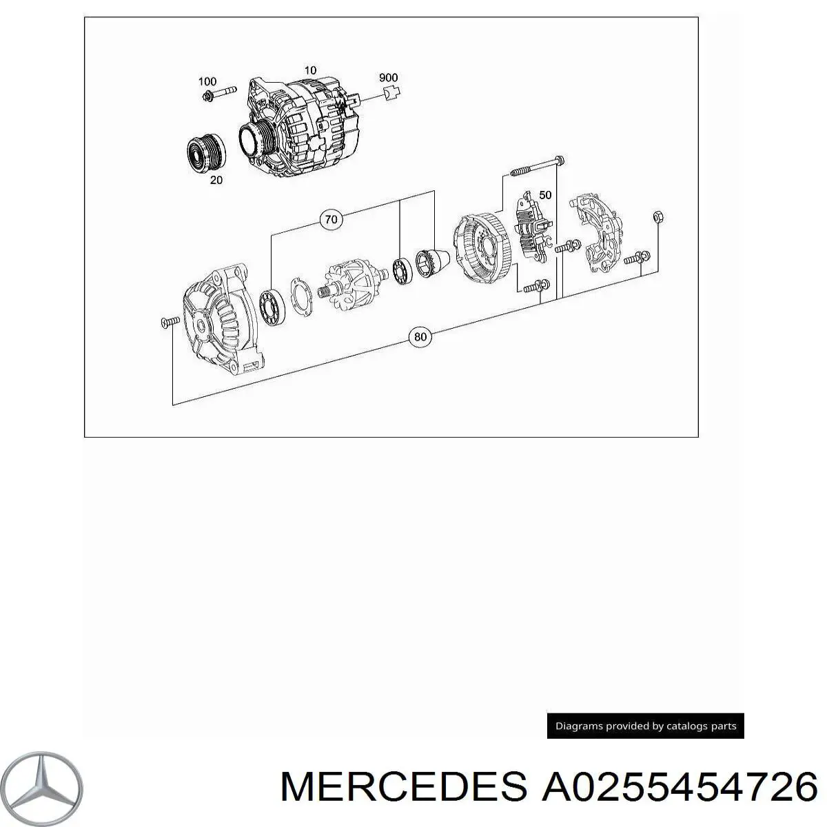 A0255454726 Mercedes 