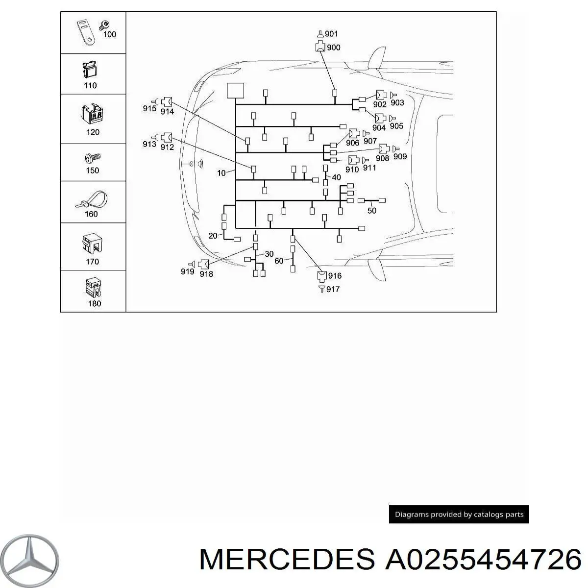  Mercedes A0255454726 preço, a partir de 7,63 USD