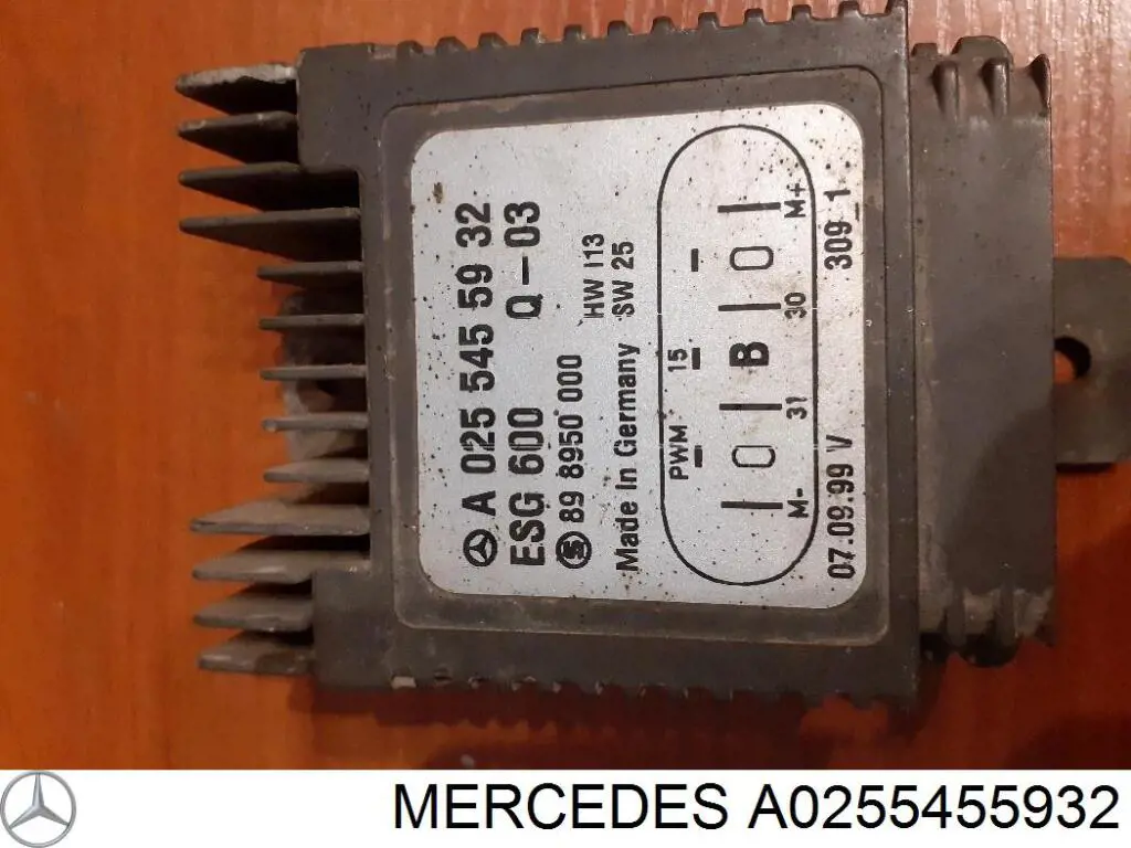 Regulador de revoluções de ventilador de esfriamento (unidade de controlo) Mercedes A0255455932 preço, a partir de 57,99 USD