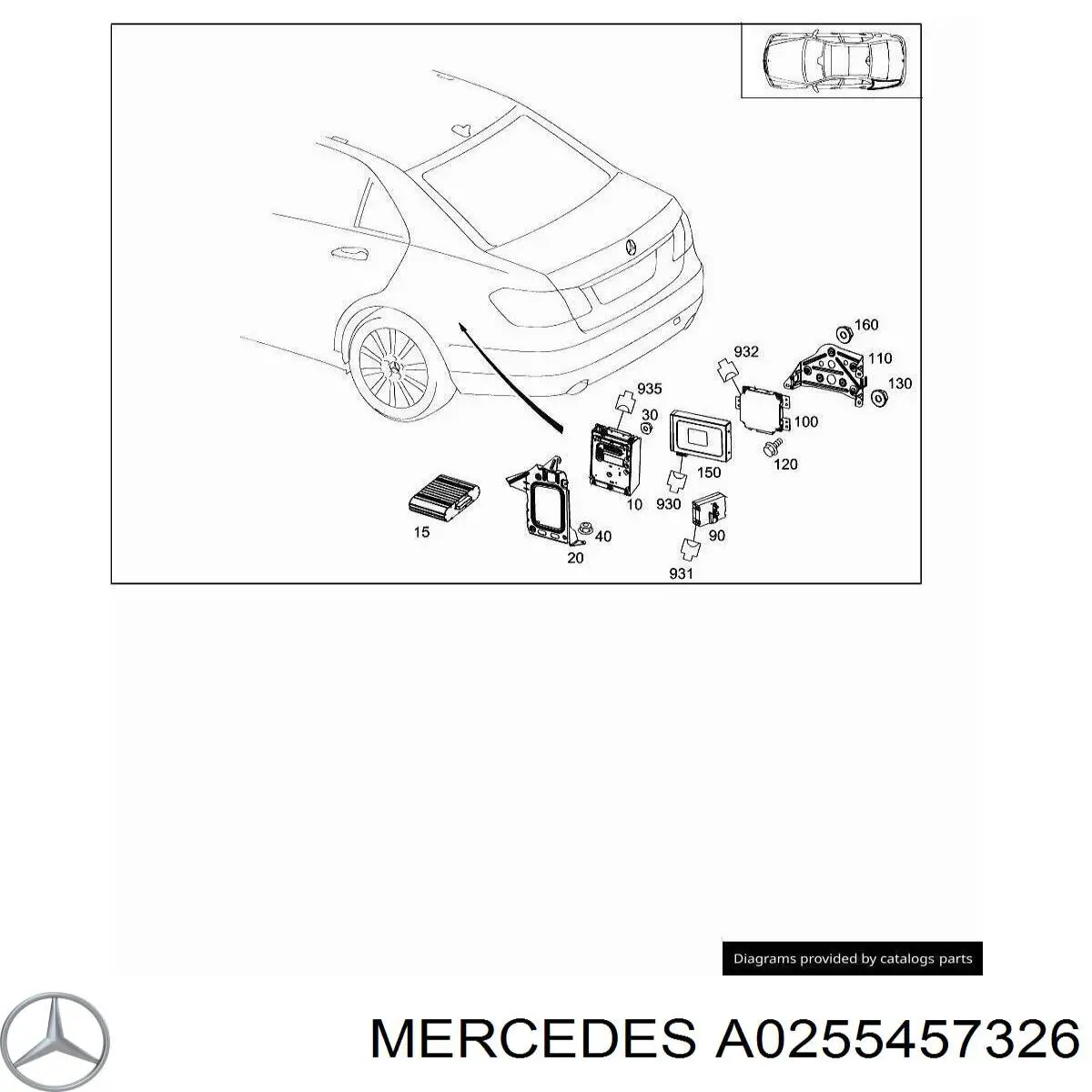  Mercedes A0255457326 preço, a partir de 8,20 USD