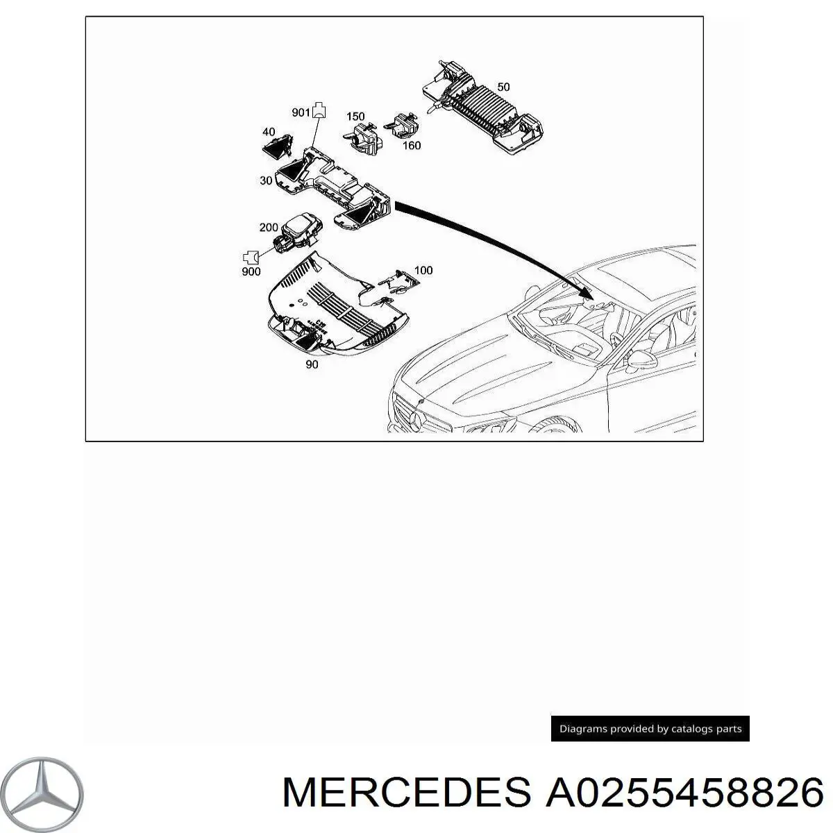 A0255458826 Mercedes 