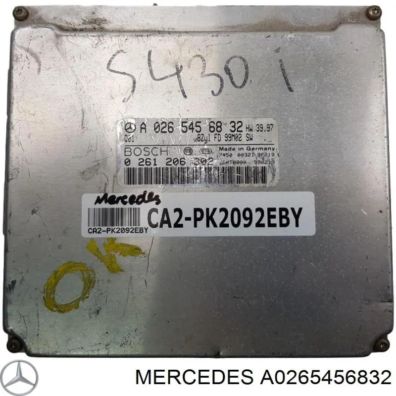 A0265456832 Mercedes Módulo de direção (Centralina eletrônica) de motor