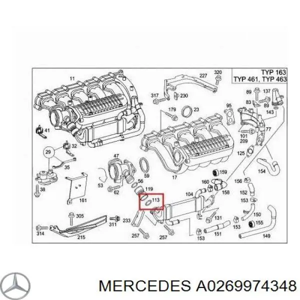 Vedante anular de cano derivado EGR Mercedes 0269974348 preço, a partir de 4,65 USD
