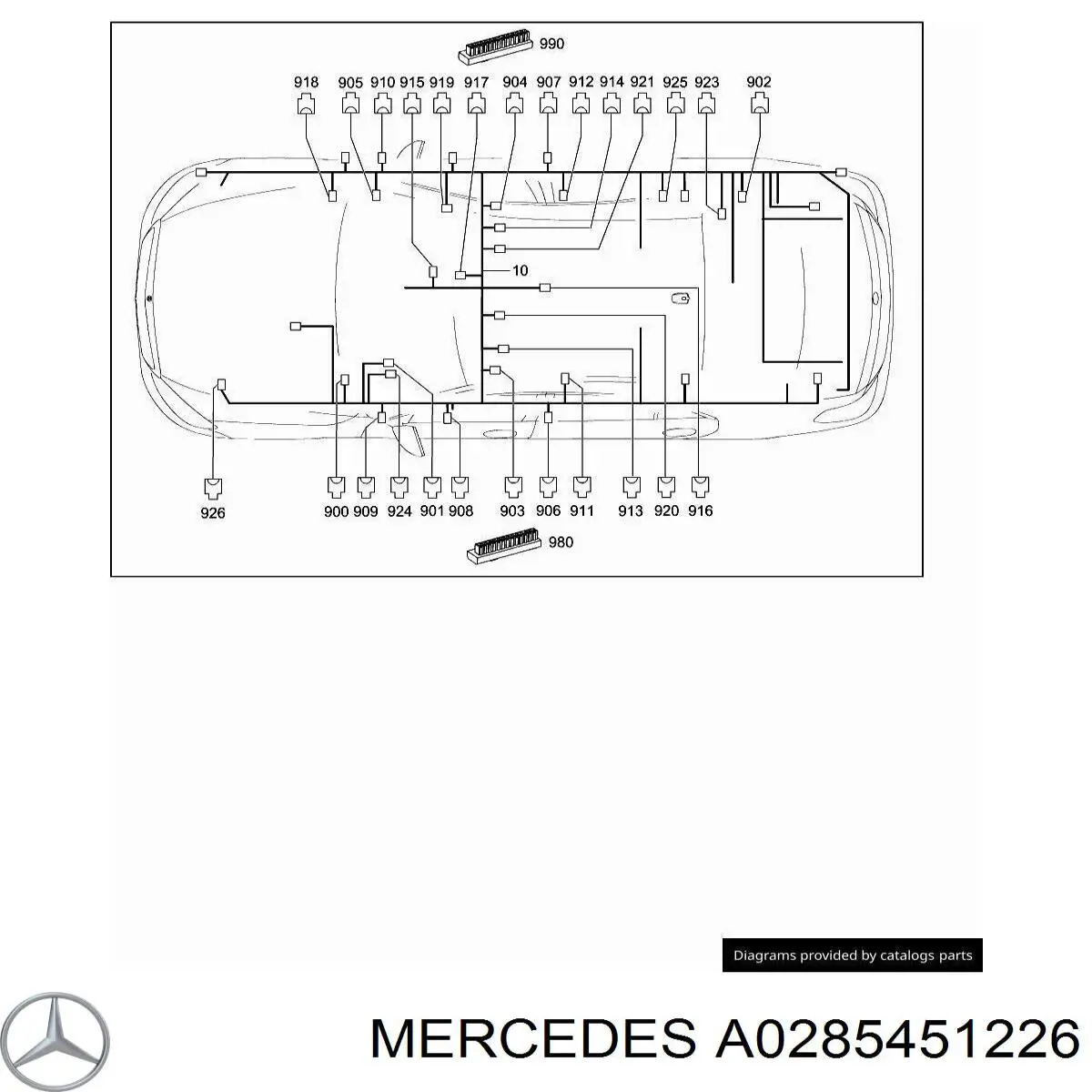  Mercedes A0285451226 preço, a partir de 6,99 USD