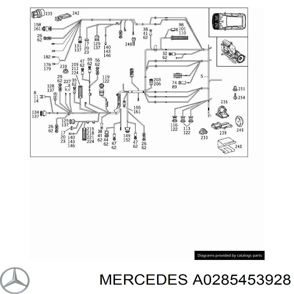 A0285453928 Mercedes 