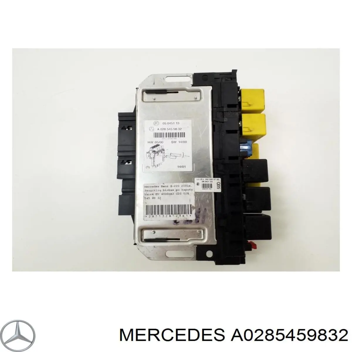 Unidade de dispositivos de segurança Mercedes A0285459832 preço, a partir de 105,74 USD