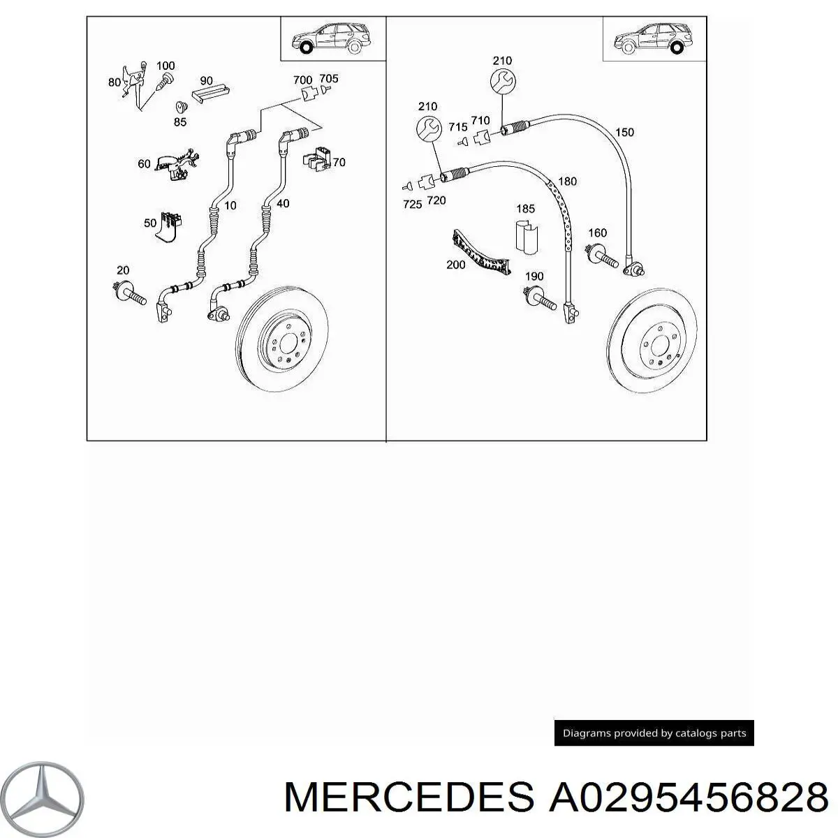 A0295456828 Mercedes 