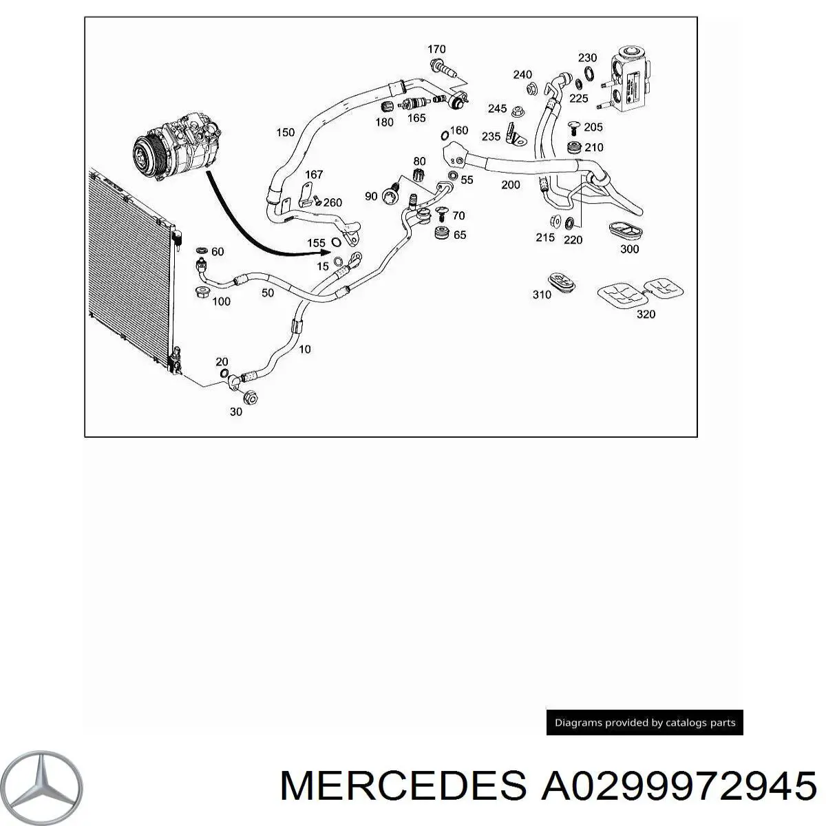  Mercedes A0299972945 preço, a partir de 13,83 USD