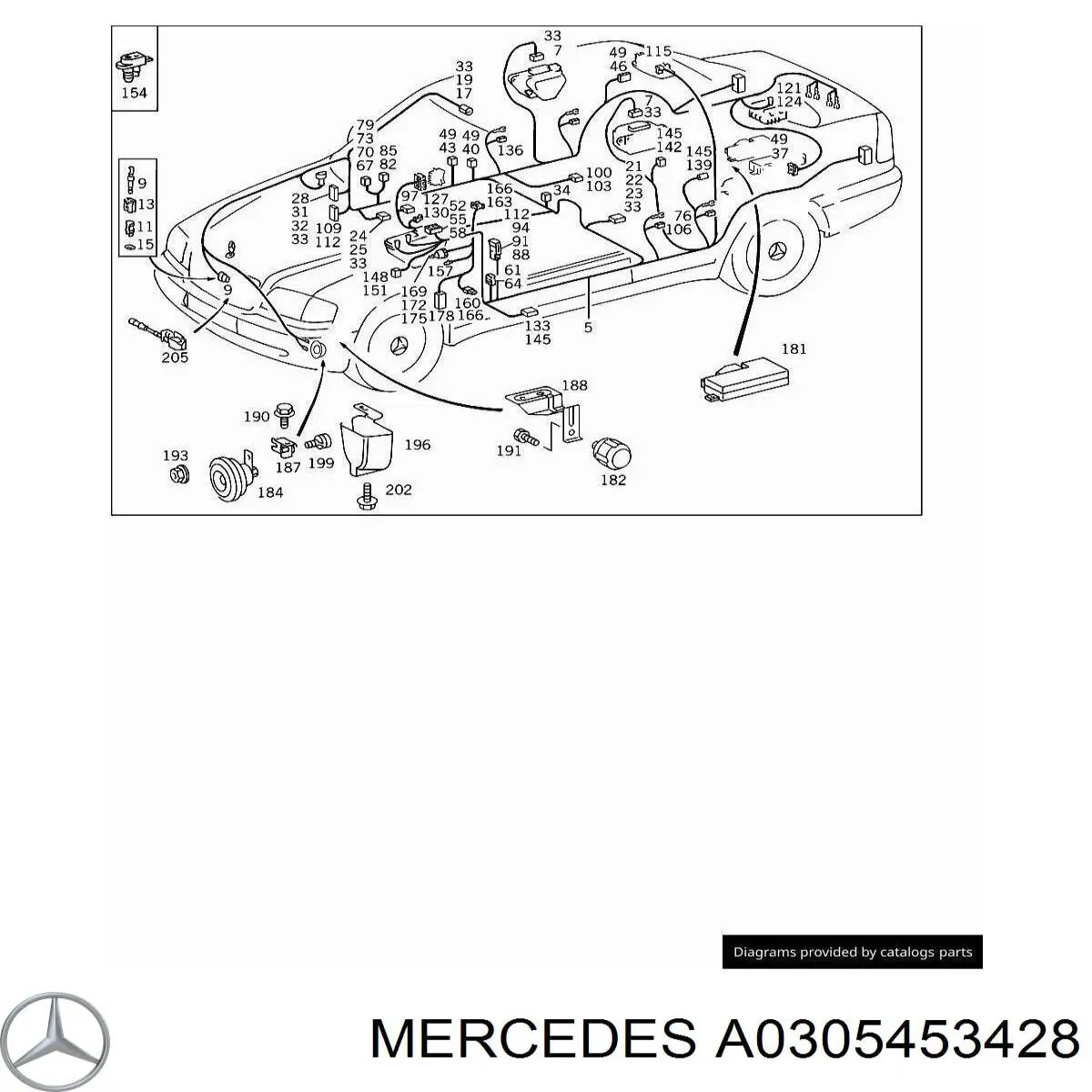 Compre A0305453428 Mercedes 