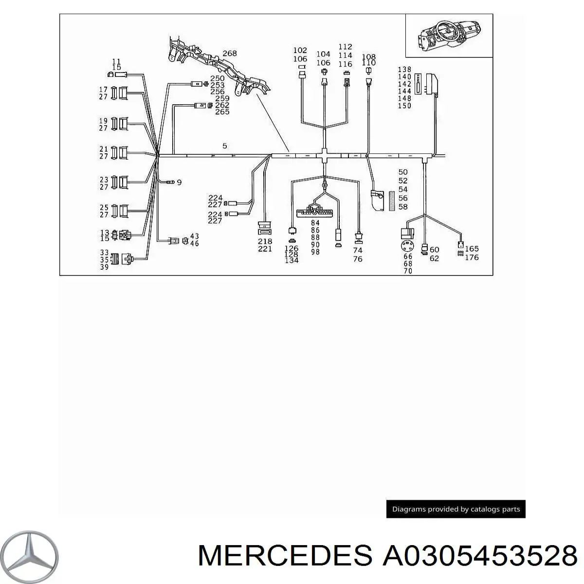 A0305453528 Mercedes 