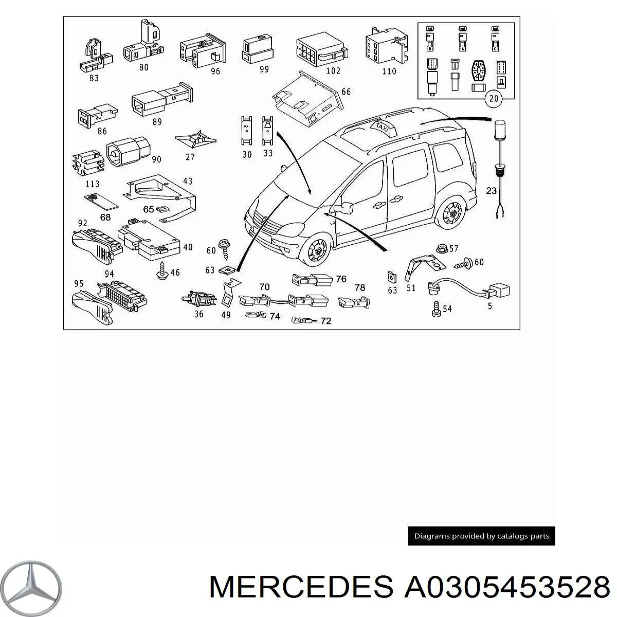  Mercedes A0305453528 preço, a partir de 6,55 USD
