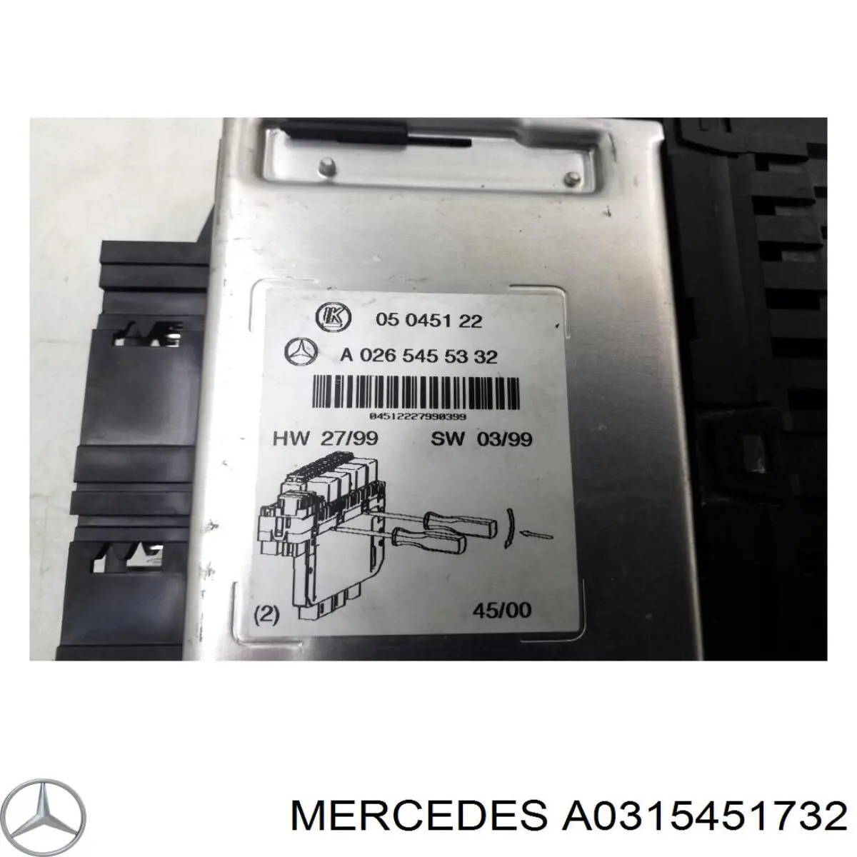 Unidade de controlo de sinais SAM Mercedes A0315451732 preço, a partir de 106,57 USD