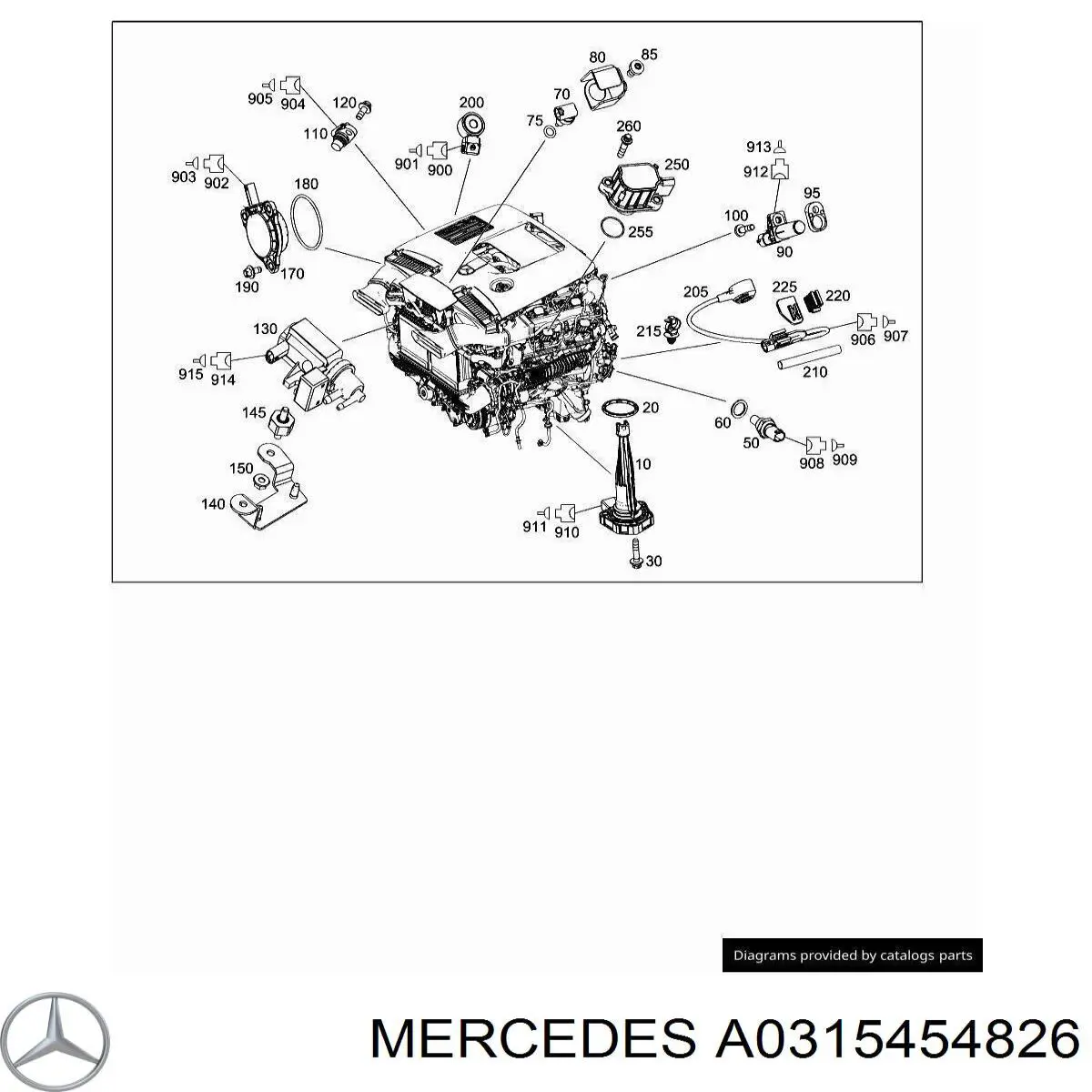  Mercedes A0315454826 preço, a partir de 12,20 USD
