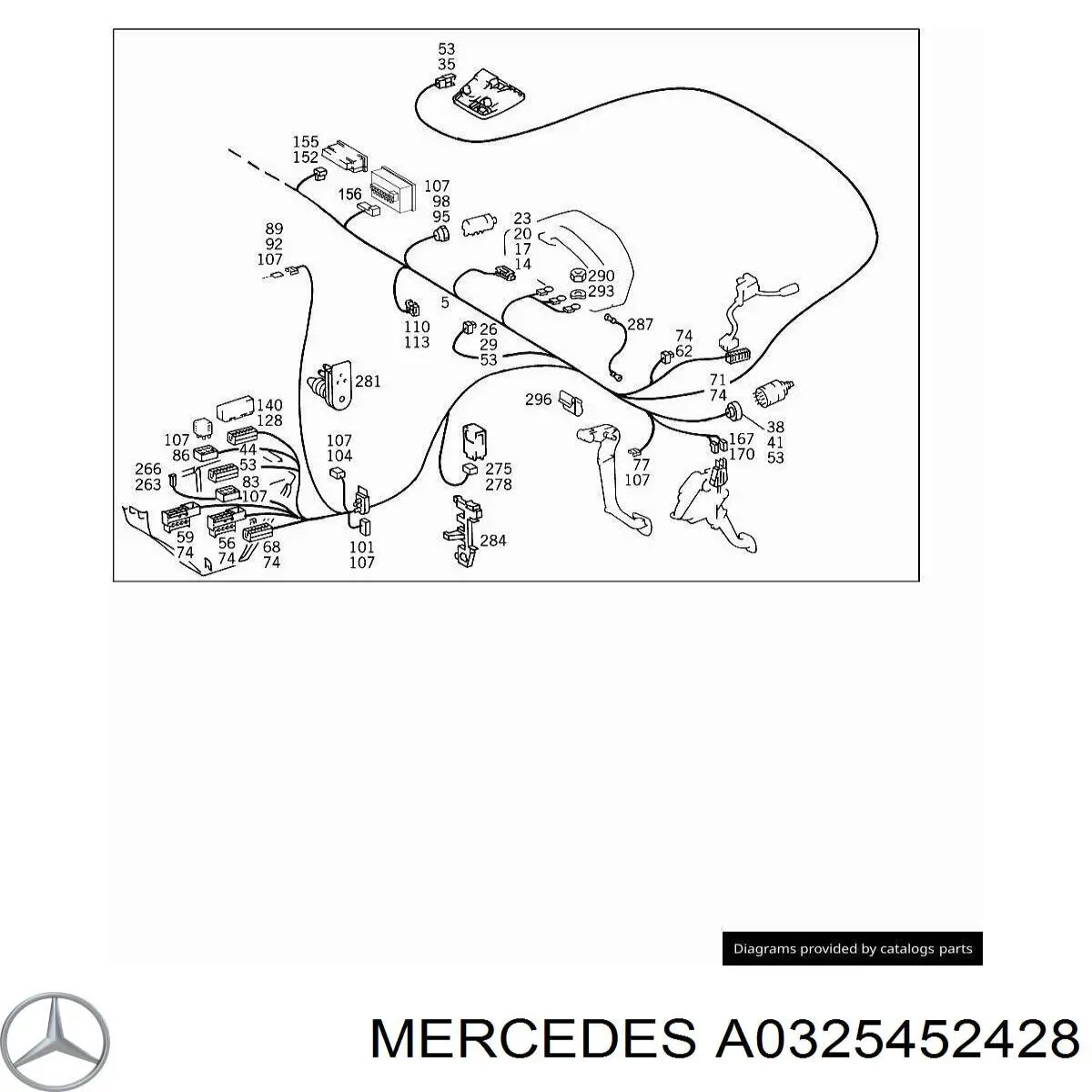  Mercedes A0325452428 preço, a partir de 5,51 USD